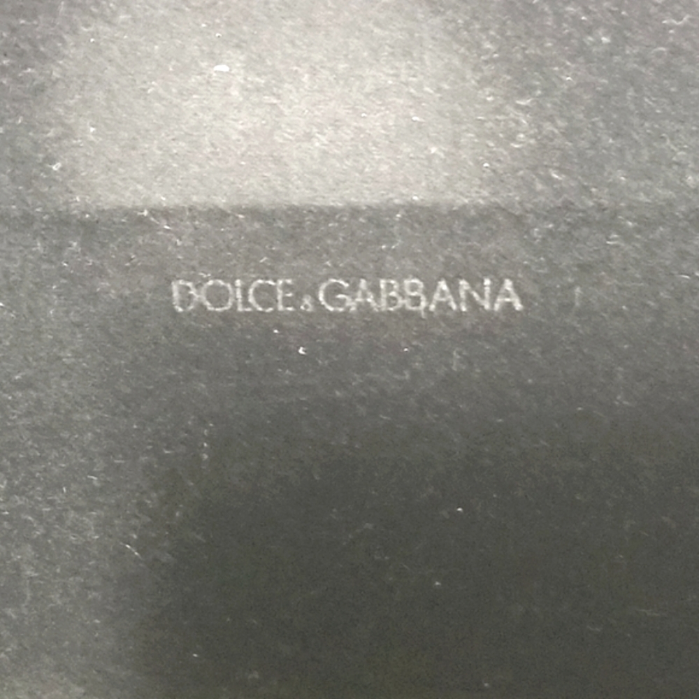 Dolce & Gabbana **Empty** Soft Vegan Leather Sunglasses Case Pouch.